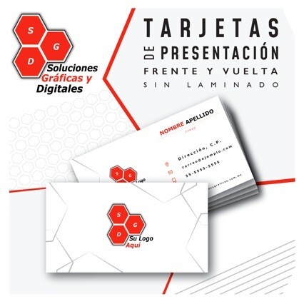 TARJETAS dobles x 100 pz