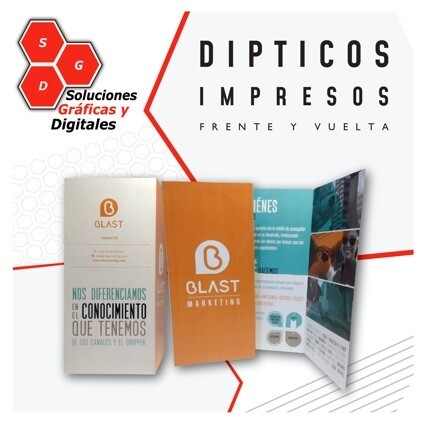 DIPTICOS / TRIPTICO x 1,000 pz