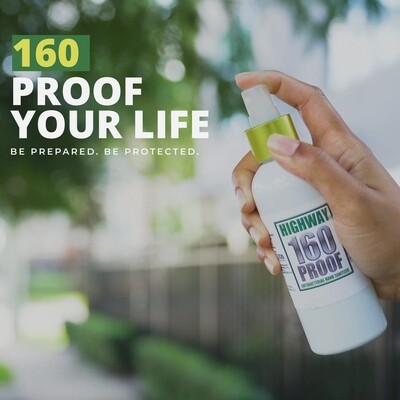 160 Proof Liquid Hand Sanitizer - 6 ounce