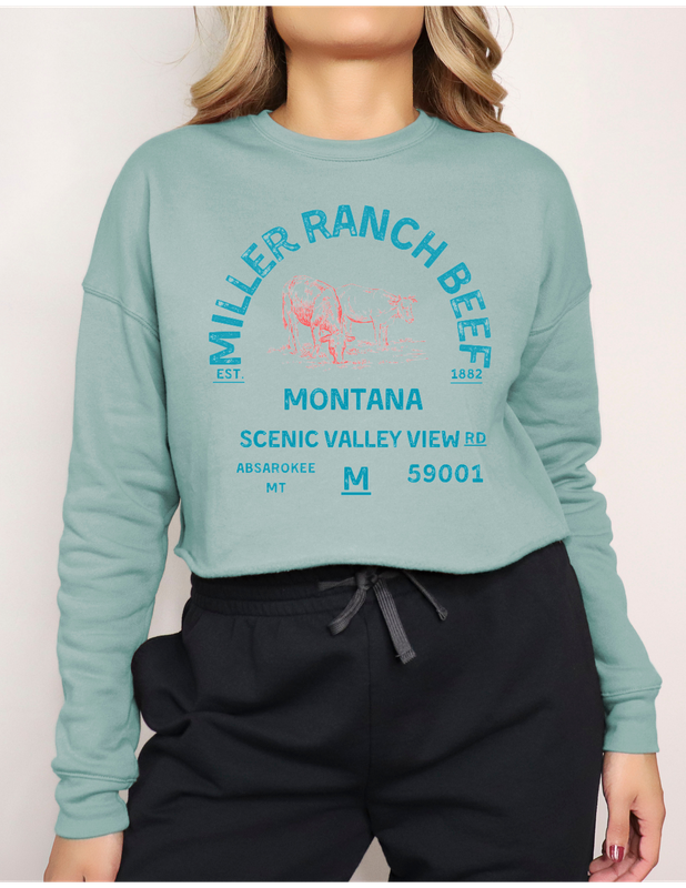 Women's Cropped Crew Sweatshirt