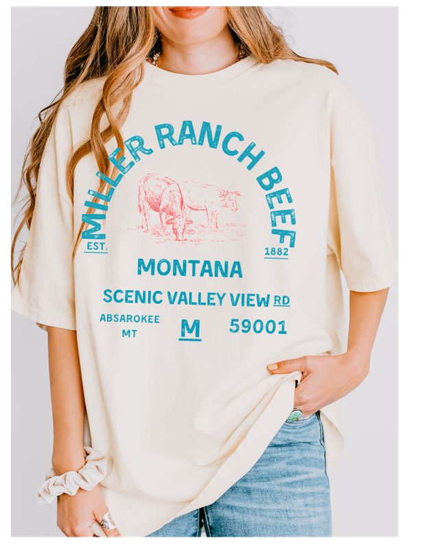 Women's Ivory comfort color t-shirt