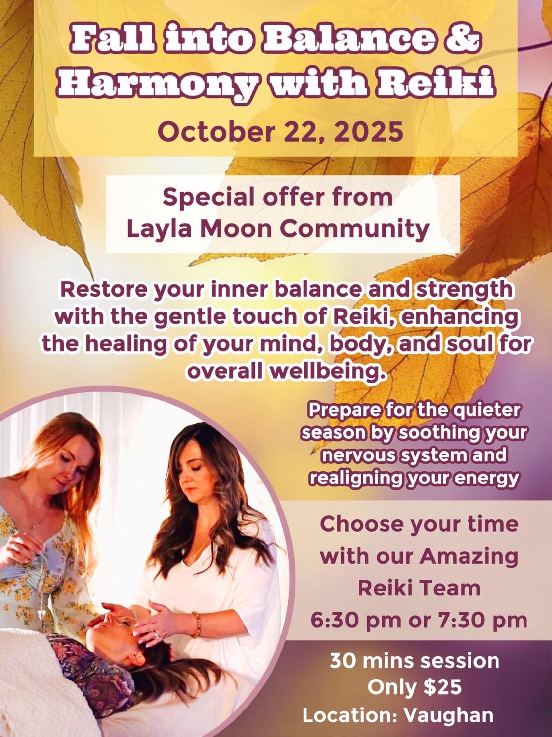 Reiki Offering 🌟 Oct 22 at 6:30 pm Reiki Offering 🌟 Oct 22 at 6:30 pm