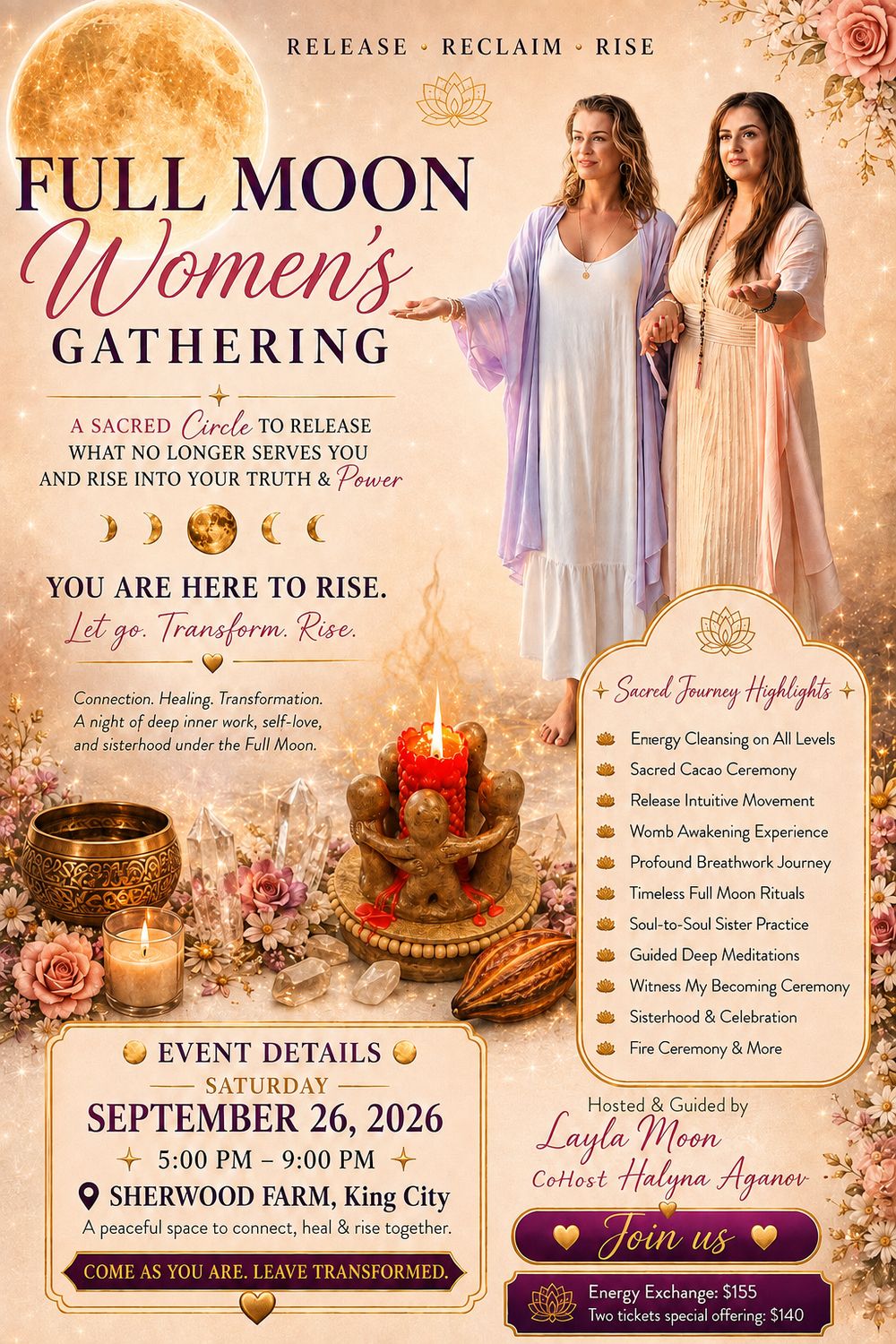 🌕 Full Moon Women’s Circle on Sep 26 🌕