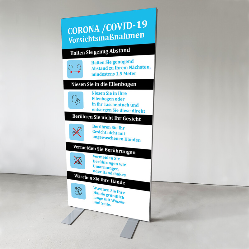 Textilstanddisplay Corona
