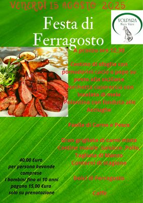 Prenotazione feste al ristorante