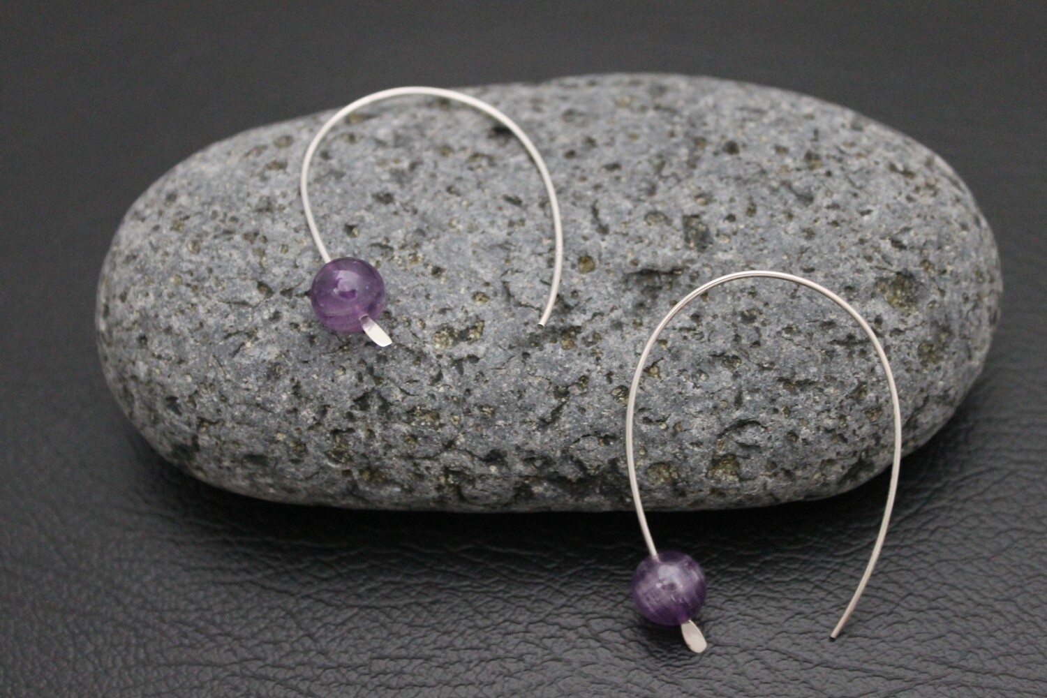 Earrings - Amethyst