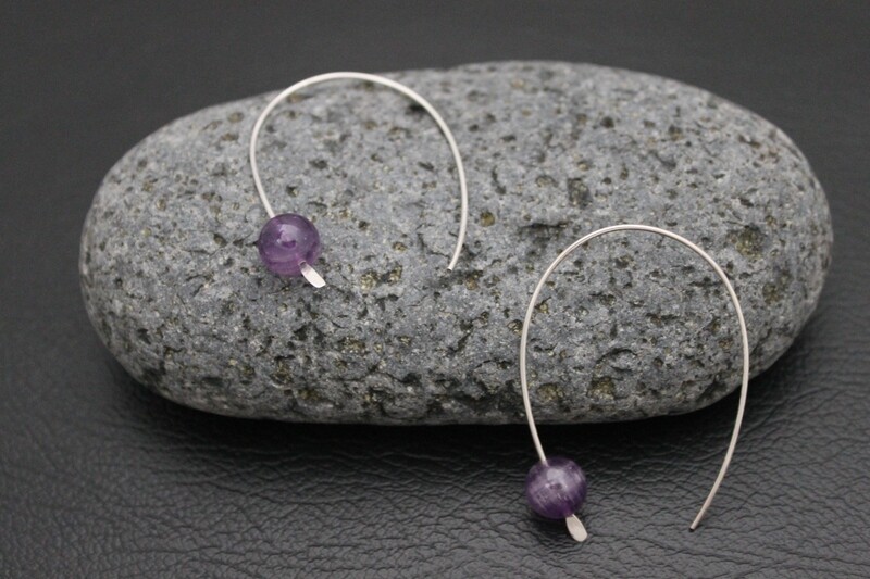 Earrings - Amethyst