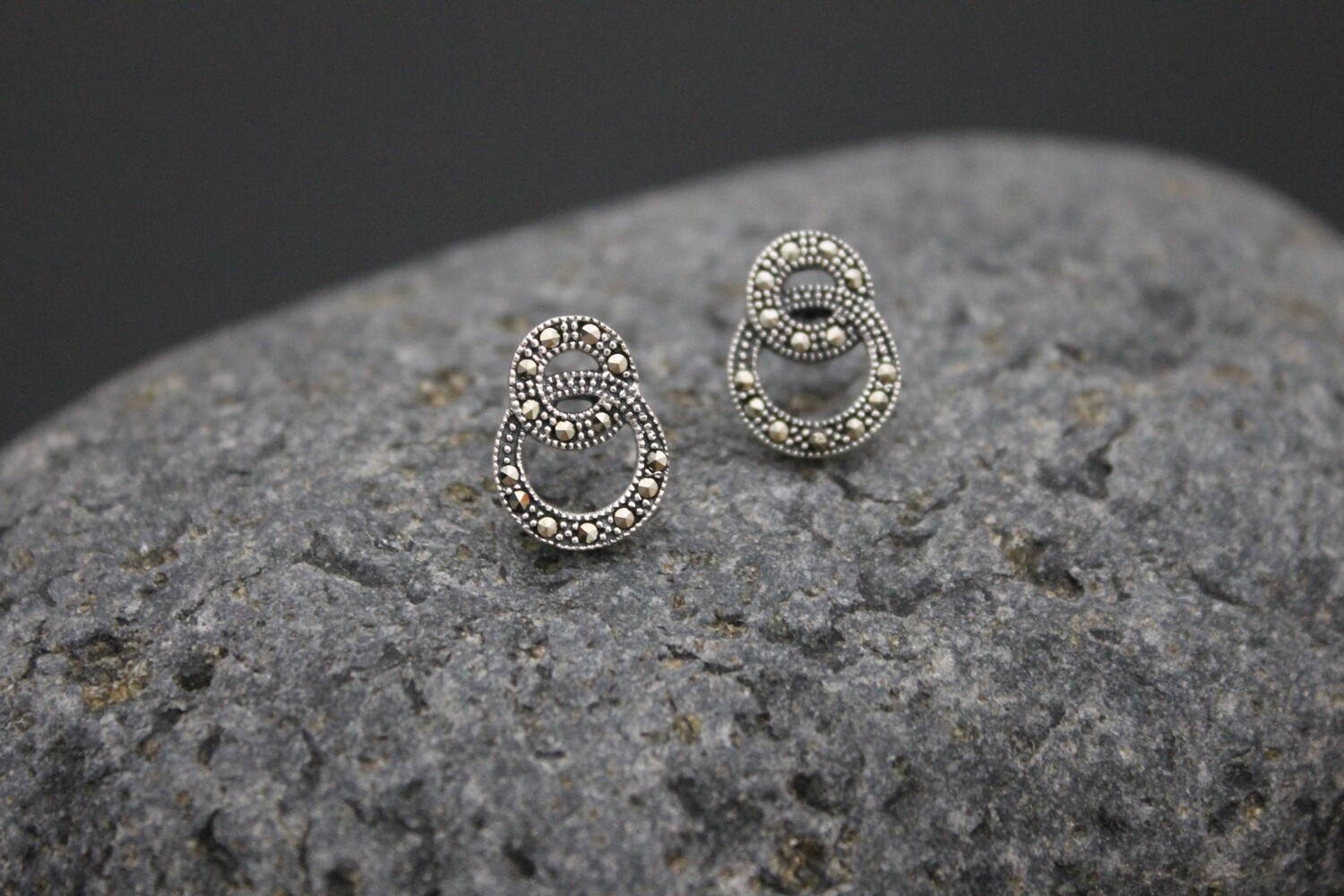 Marcasite Stud Earrings