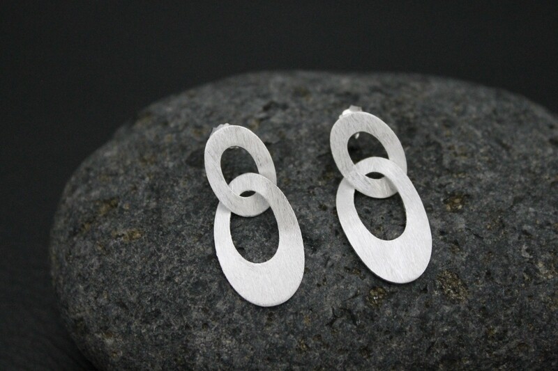 Stud Earrings - Matte Finish