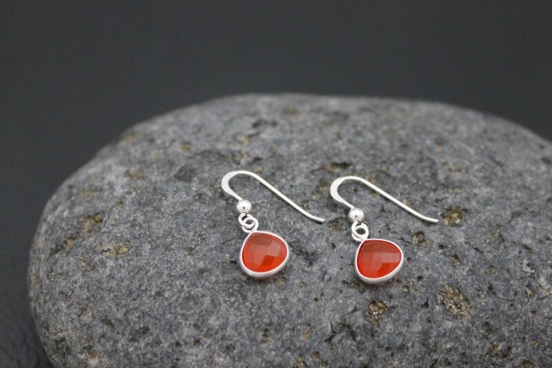 Earrings - Carnelian