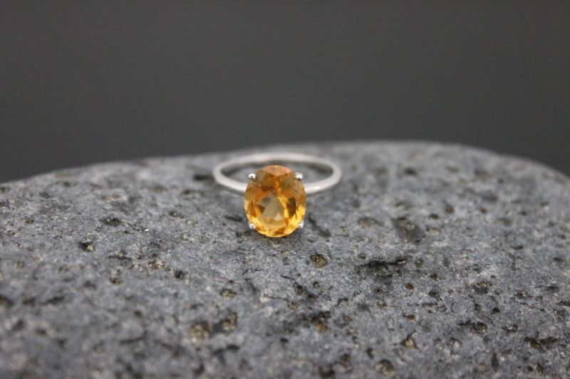 Faceted Citrine