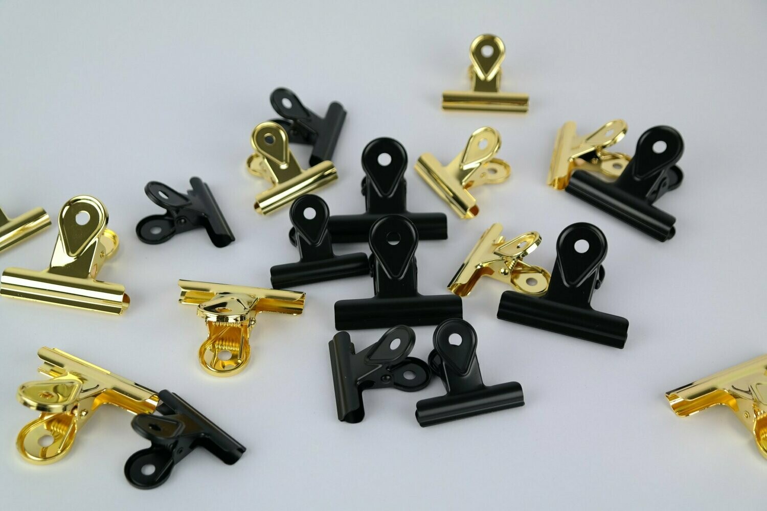 Bulldog Clip Set 'Black' (small - 6pcs)