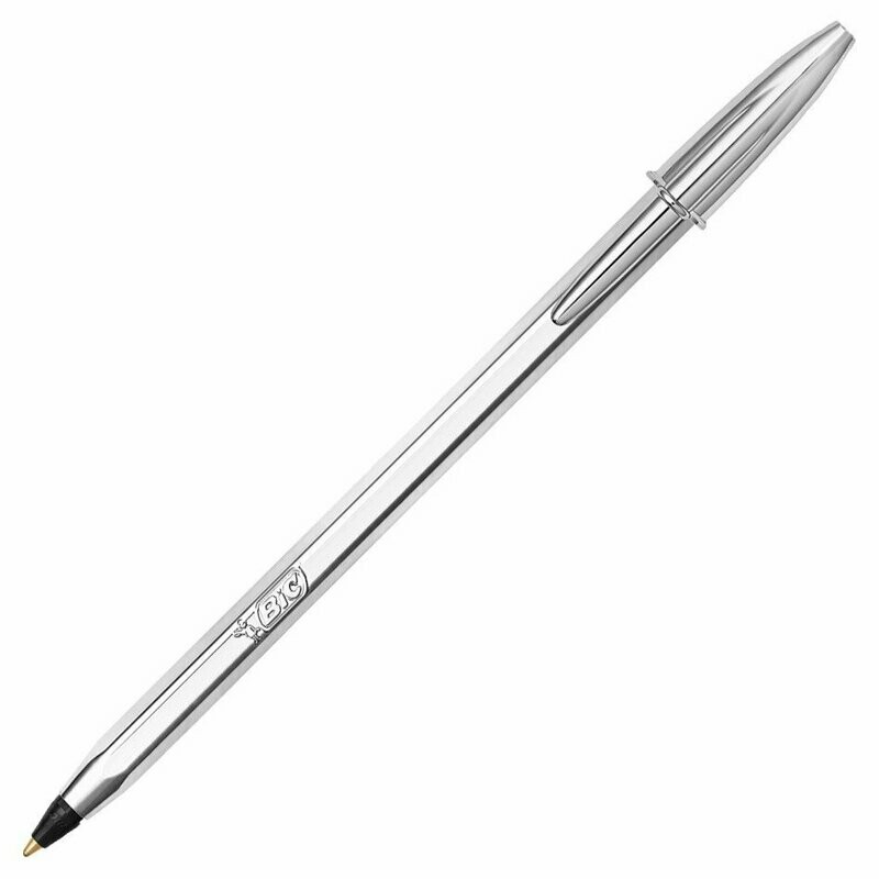 BIC balpen Cristal Shine Silver