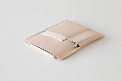 MD Leather Notebook Bag 'Nude'