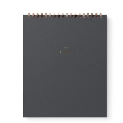 To Note Lined Notebook 'Charcoal'
