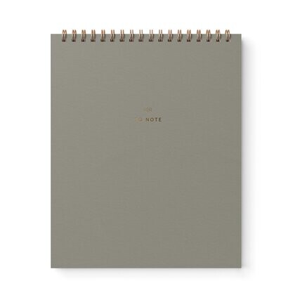 To Note Lined Notebook 'Light Sage'