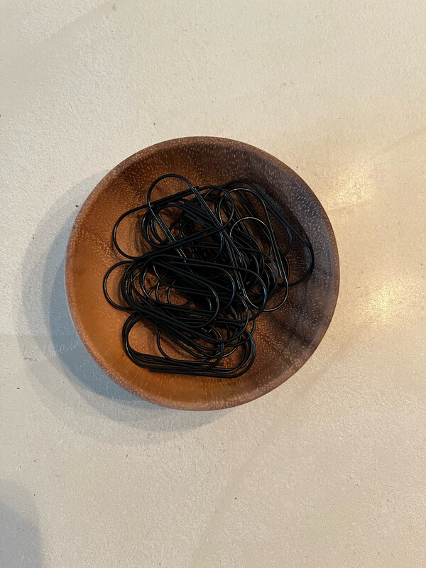 Large Size Paper Clips 'Black'