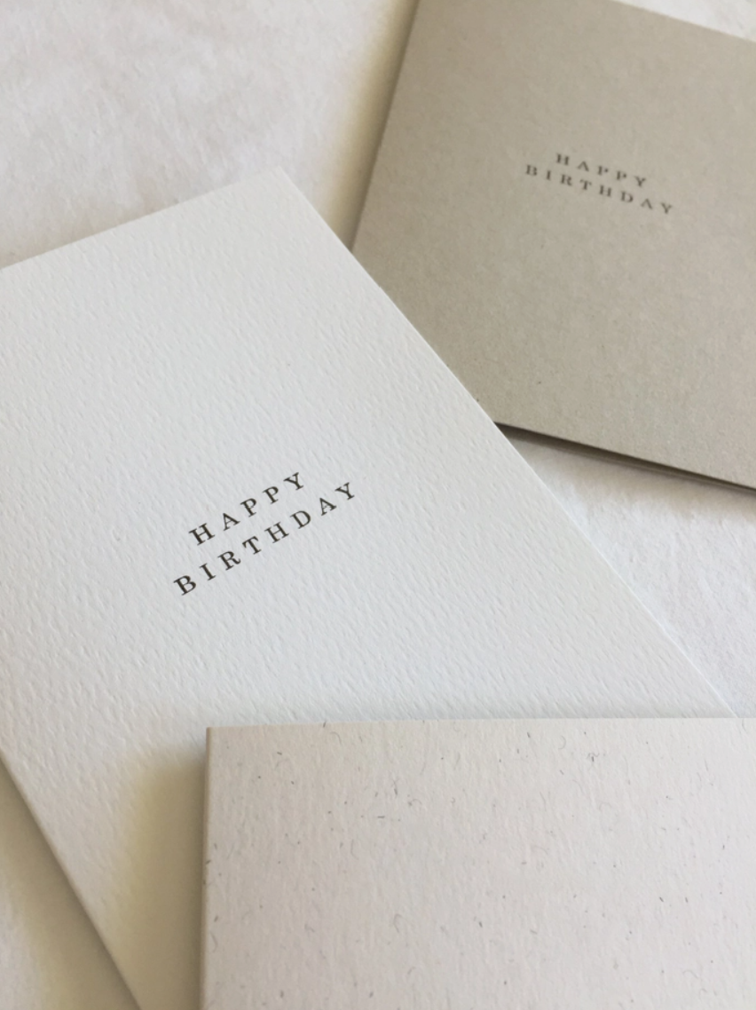 'Happy Birthday' card