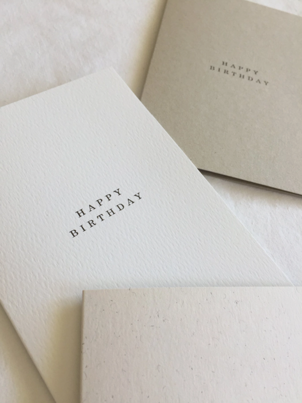'Happy Birthday' card