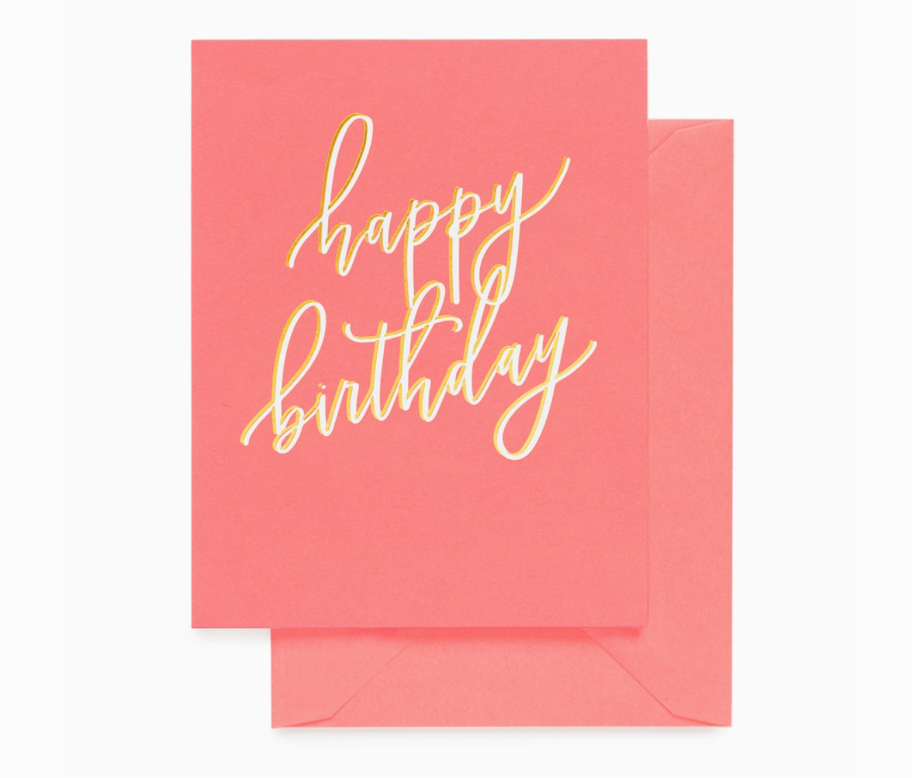 'Happy Birthday - Neon' card