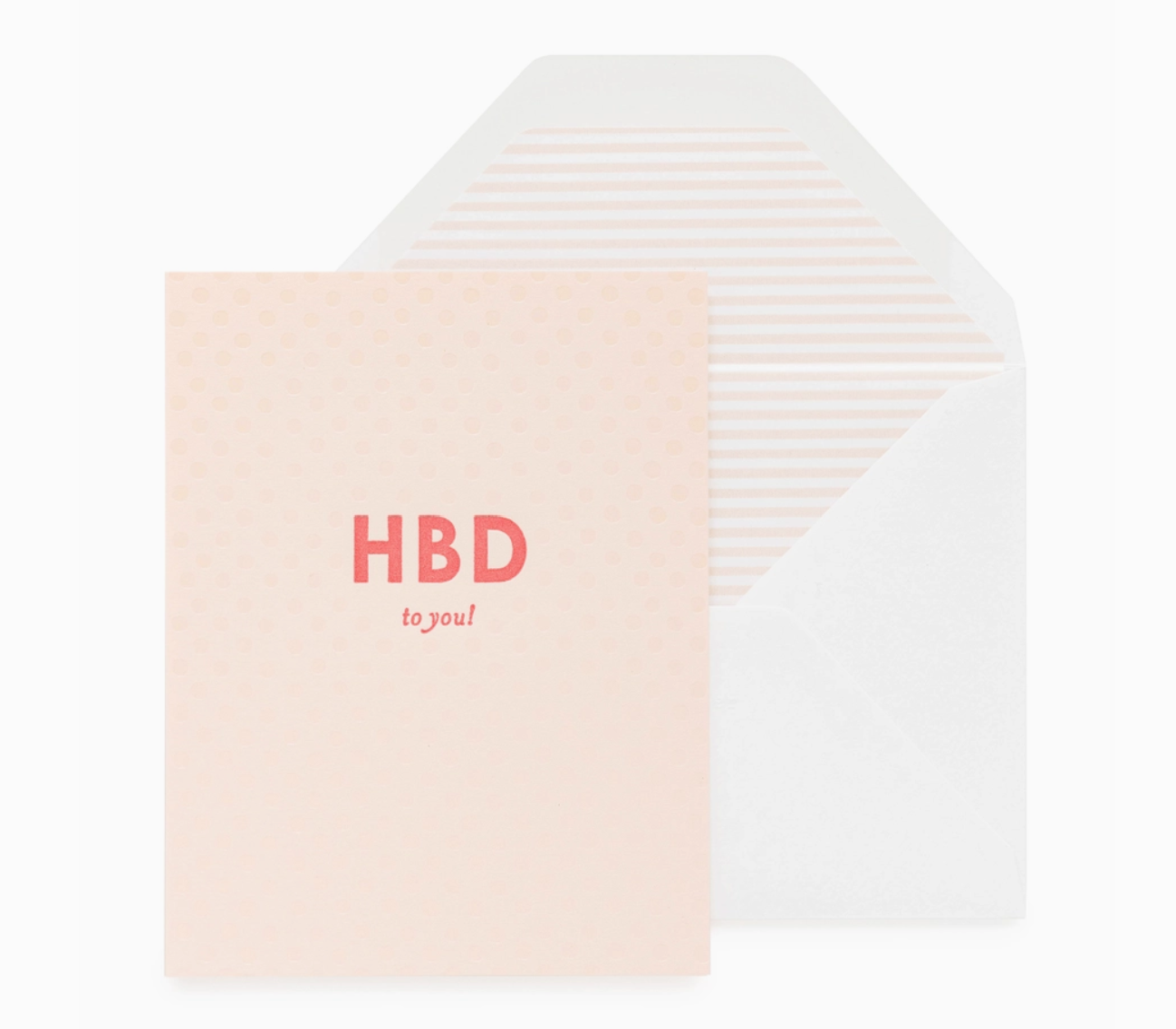'HBD to you!' card