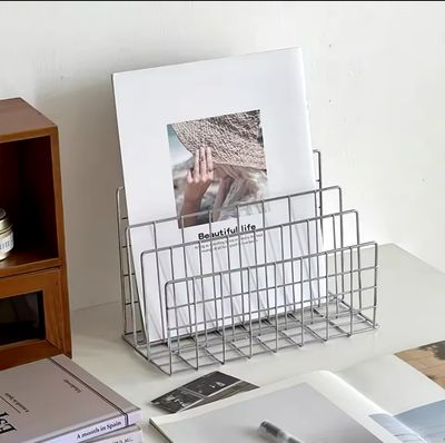 Chrome Desk Organizer