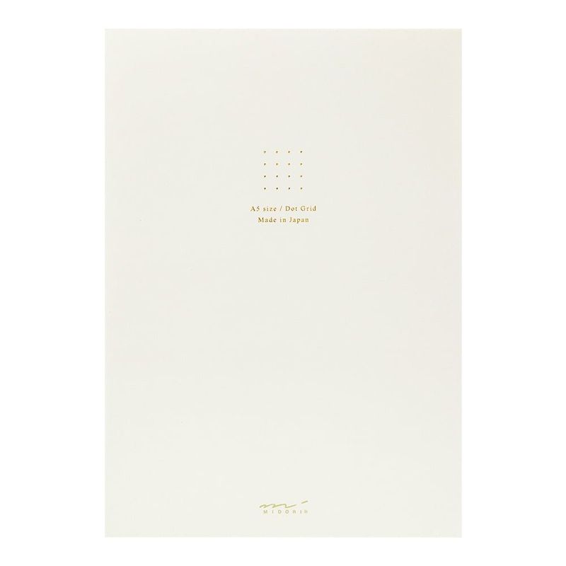 Paper Pad Color Dot Grid 'White'