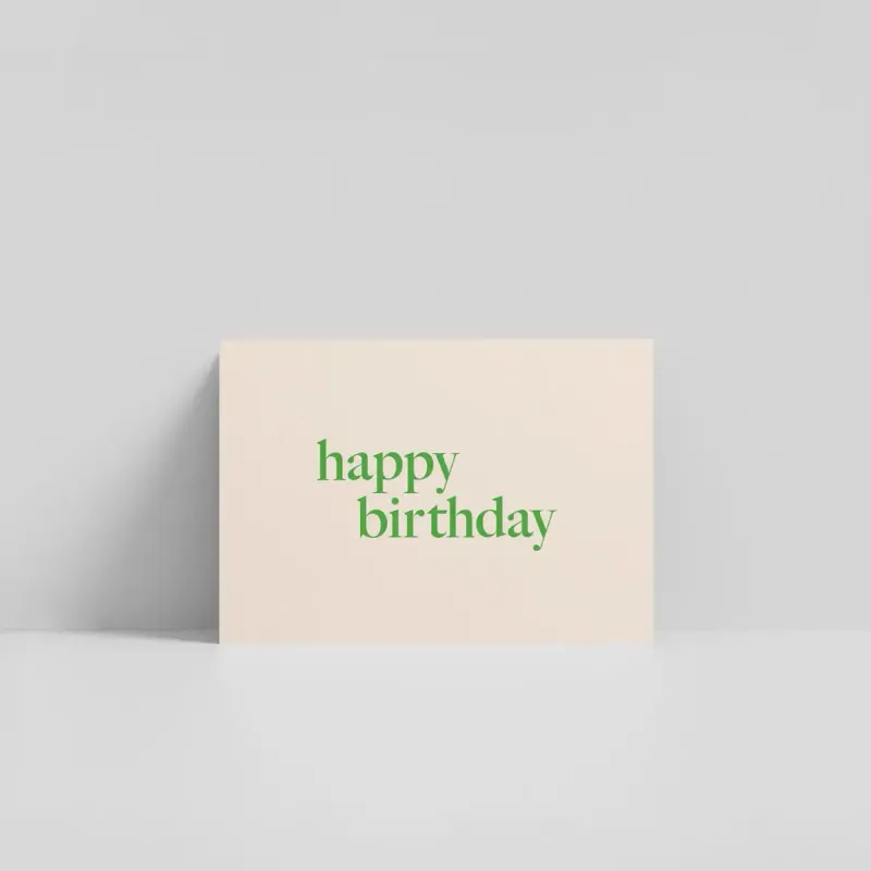 'Happy Birthday' postcard