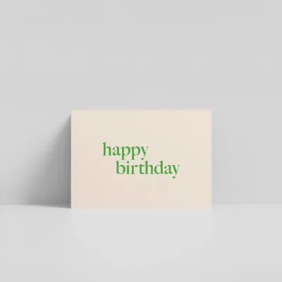 'Happy Birthday' postcard