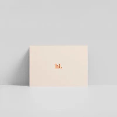 'Hi.' minikaart