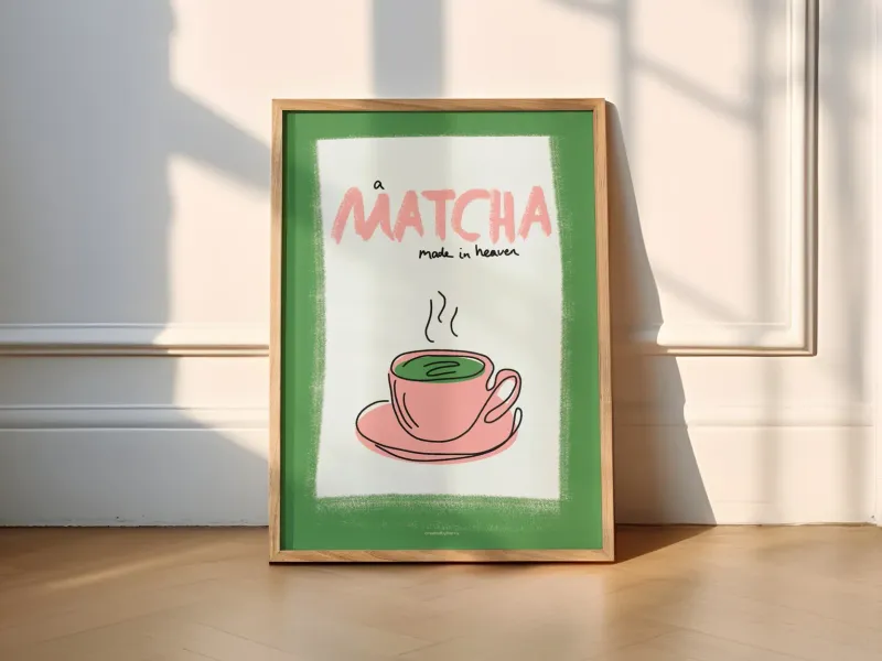 'A Matcha Made In Heaven' print