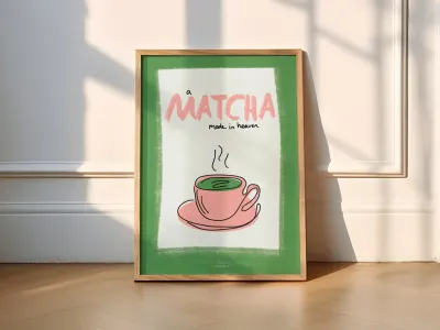 'A Matcha Made In Heaven' print