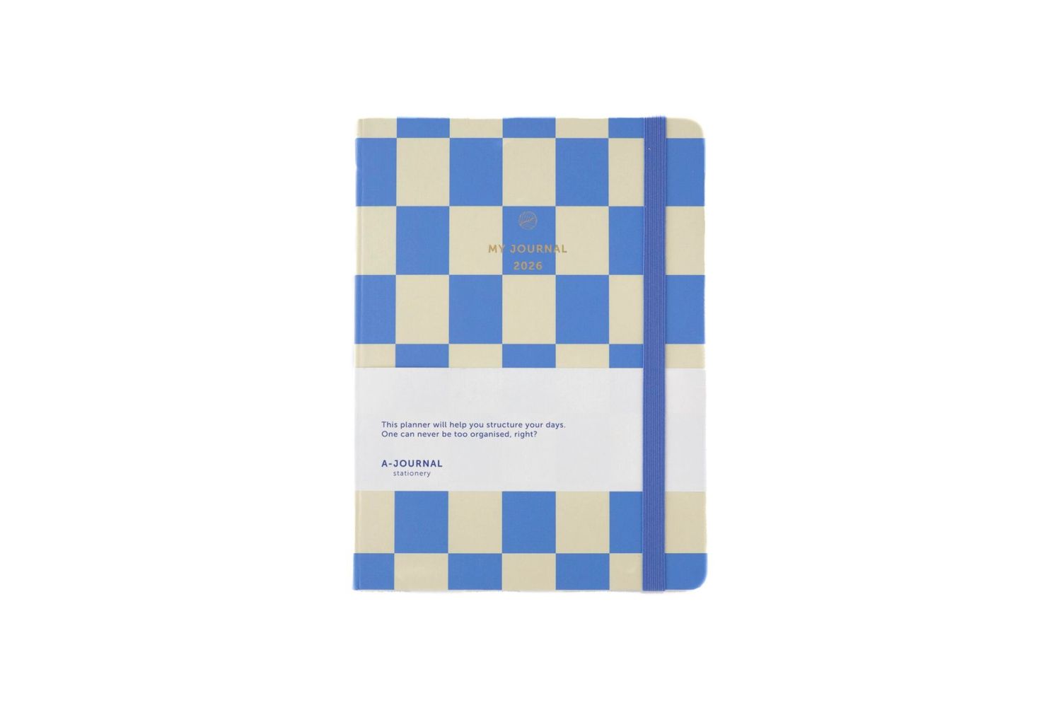 My Journal Agenda 2026 'Checkered Blue'