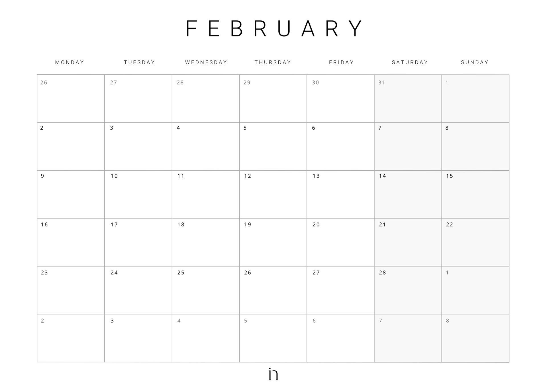 Insidr Jaarkalender 2026