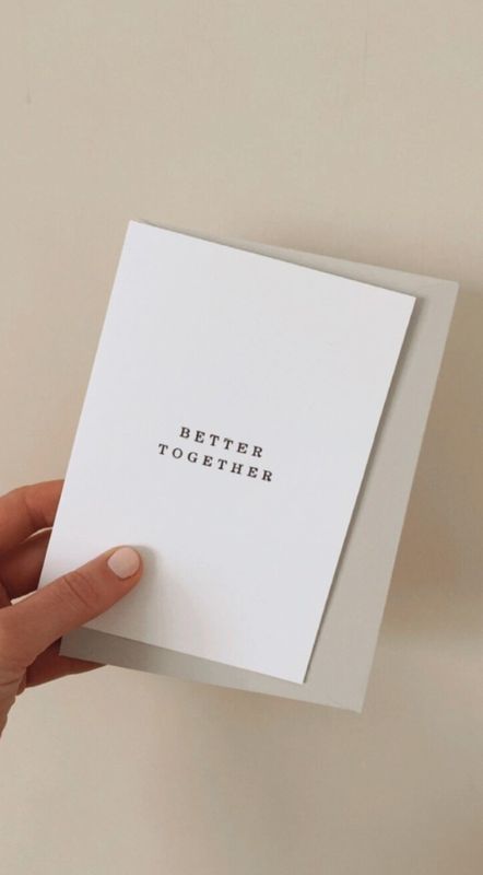 'Better Together' kaart