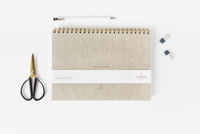 A-Journal Deskplanner  'Linnen'