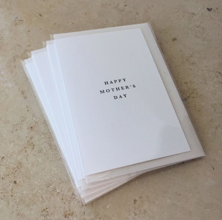 'Happy Mother's Day' kaart