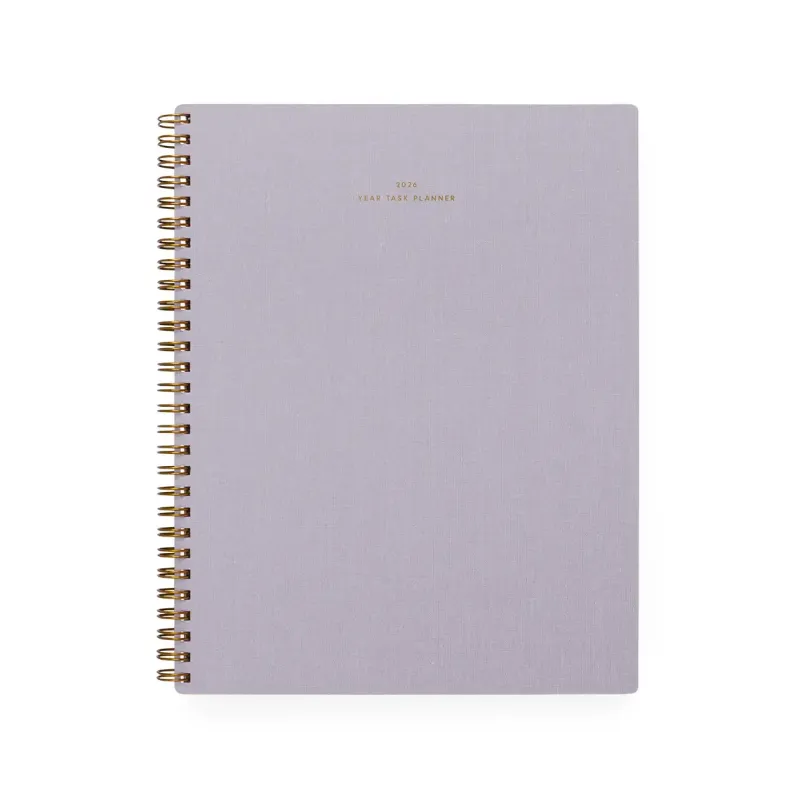 2026 Year Task Planner 'Lavender Gray'