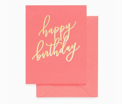 'Happy Birthday - Neon' kaart 'Happy Birthday - Neon' kaart