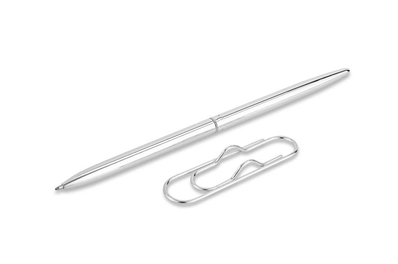 Bullet Pen + Clip 'Zilver'
