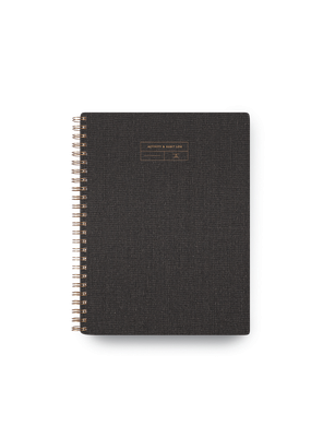 Activity & Habit Log 'Charcoal Gray'