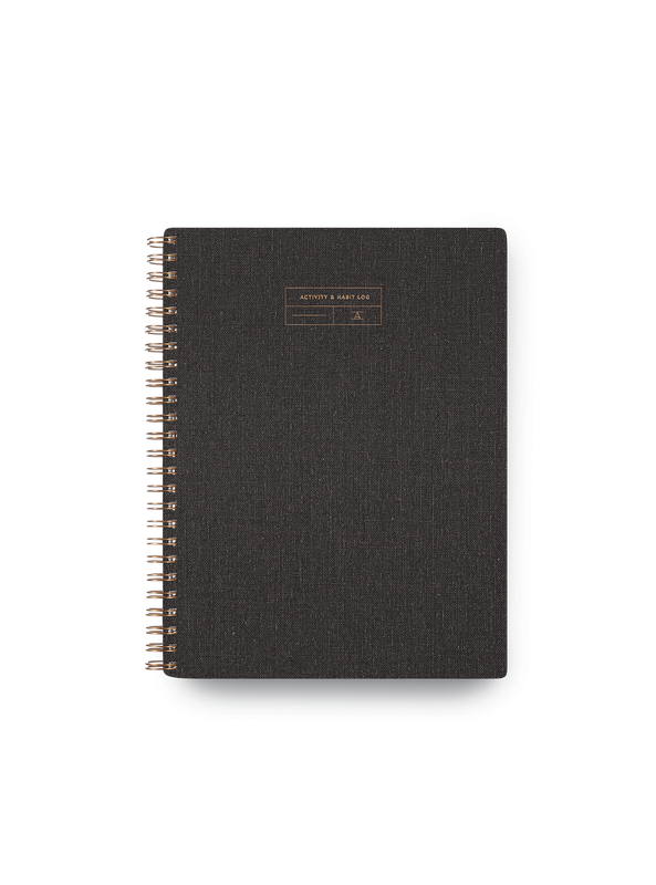 Activity & Habit Log 'Charcoal Gray'