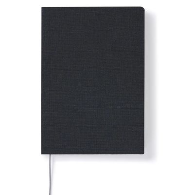 Notebook Zwart A5 Slim 'Grid'