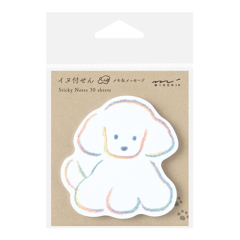 Midori - Sticky Notes 'Die-Cut Dog'