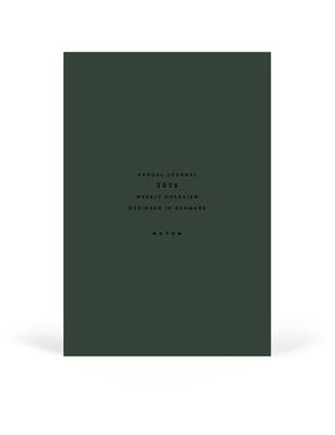 PRE-ORDER Alva annual calendar 2027 'Dark Green'
