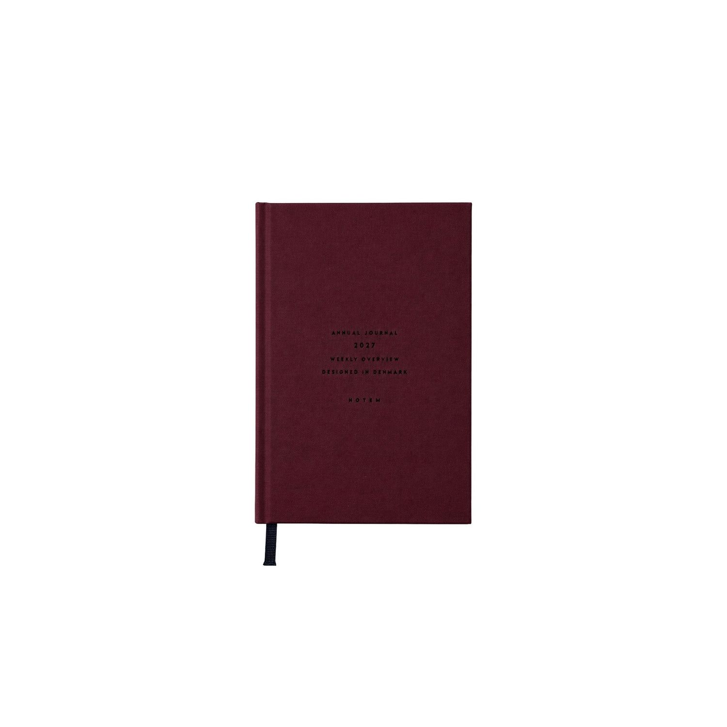 Alva A5 annual calendar 2027 'Dark Red' Alva A5 annual calendar 2027 'Dark Red'