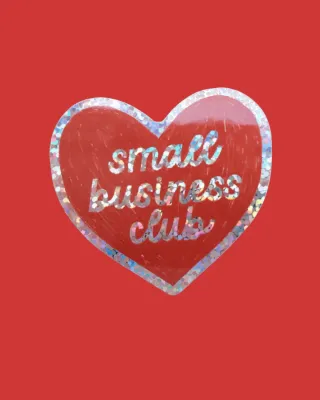 Sticker 'Small Business Club'