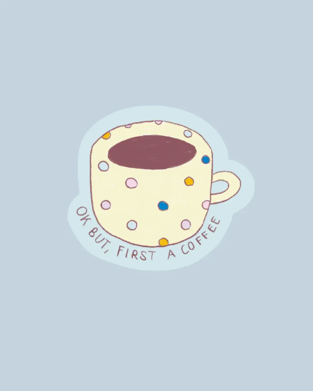 Sticker 'Coffee Mug' Sticker 'Coffee Mug'
