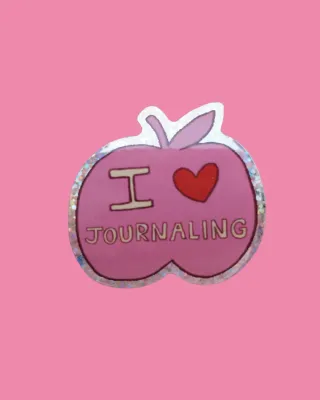 Sticker 'Love Journaling'
