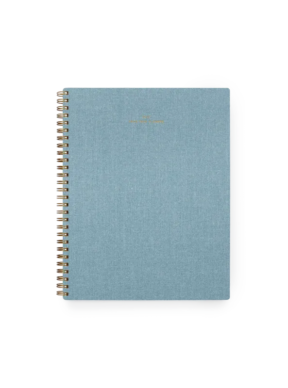 PRE-ORDER 2027 Year Task Planner 'Chambray Blue'